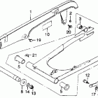 CB360T Swingarm @ chain case