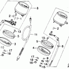 MT250 Speedometer @ tachometer