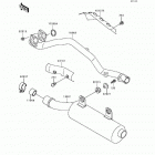 Bayou 400 4X4 (KLF400-B4) Глушитель
