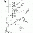 Bayou 400 4X4 (KLF400-B4) Главный тормозной цилиндр,передний