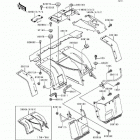 Bayou 400 4X4 (KLF400-B4) Переднее крыло(ья)