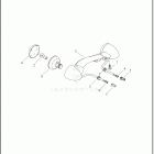 FLHCS 1YBK HERITAGE CLASSIC 114 (2022) TURN SIGNALS, REAR - FLHCS