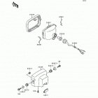 Bayou 400 4X4 (KLF400-B4) Фара