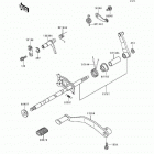 Bayou 400 4X4 (KLF400-B4) Механизм переключения передач