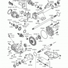 Bayou 400 4X4 (KLF400-B4) Drive shaft(rear)