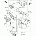 Bayou 400 4X4 (KLF400-B7) Air cleaner(klf400-b7)