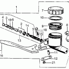 CB750K5 Тормозной цилиндр