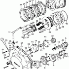 TL125 Right crankcase cover  @ clutch @ oil pump