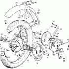 CL360 Front fender @ front wheel