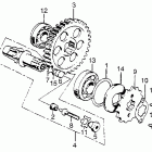 CB750K5 Final driven shaft @ drive sprocket