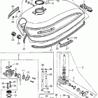CB750K5 Топливный бак