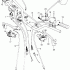 XL175 Handlebar @ cables @ mirrors