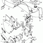 TL125 Fuel tank @ seat @ air cleaner