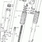 CB750K5 Передняя вилка