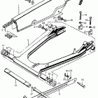 CB750K5 Swingarm @ chain case