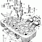 CB750K5 Cylinder head @ insulator