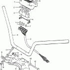 CB750K5 Handlebar @ fork top bridge