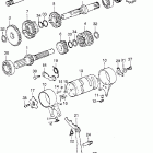 ST90K2 Transmission @ gearshift drum