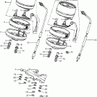 CB750K5 Speedometer @ tachometer