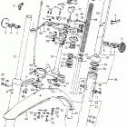 XL350 Front fork @ steering stem