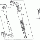 CT90K6 Rear shock absorber k6