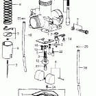 CR125M Carburetor set