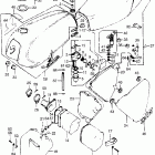 XL175 Fuel tank @ seat @ air cleaner