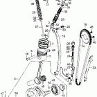 TL125 Camshaft @ chain tensioner  @ crankshaft
