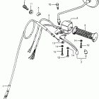 CB750K5 Left handle switch @ cable ii