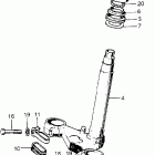 CB750K5 Траверса нижняя