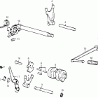 MR50 Gearshift fork @ drum  @ spindle