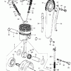 XL350 Коленвал и поршни