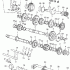 CR125M Transmission @ kick spindle