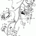 CL125S Wire harness @ battery