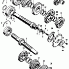 CB450K6 Трансмиссия
