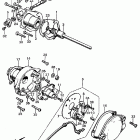 CL450K4 Tachometer gear box  @ points base @ points