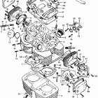 CB200 Цилиндр и головка цилиндра