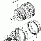 CB450K6 Сцепление