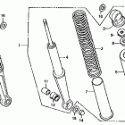 CT70K3 Rear shock absorber k3