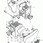 CB450K6 Air cleaner @ case