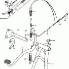 CT90K5 Main stand @ brake pedal