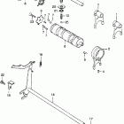 CB360 Вилки и валы выбора передач