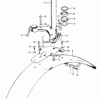 XL100 Steering stem @ front fender k