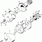 CL125S Oil filter rotor @ oil pump