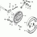 CB360 Задний тормоз