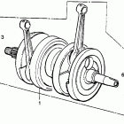 CB360 Коленвал