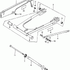 CB360 Swingarm @ chain case