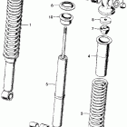 CL125S Задний амортизатор