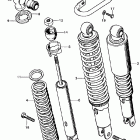 CL450K6 Rear shock absorber k5-k6