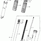CB450K6 Front shock absorber k5-k7